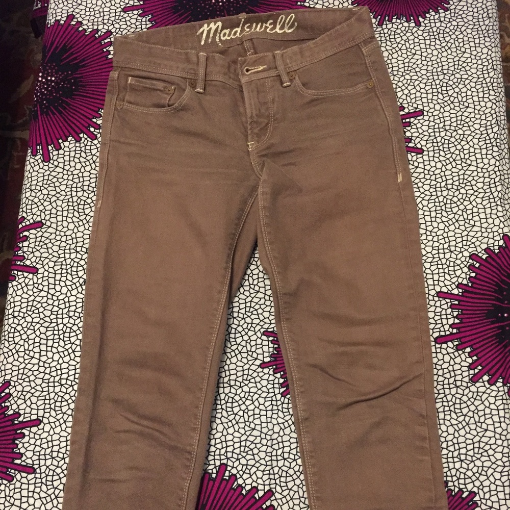 Madewell Jeans-- Brown